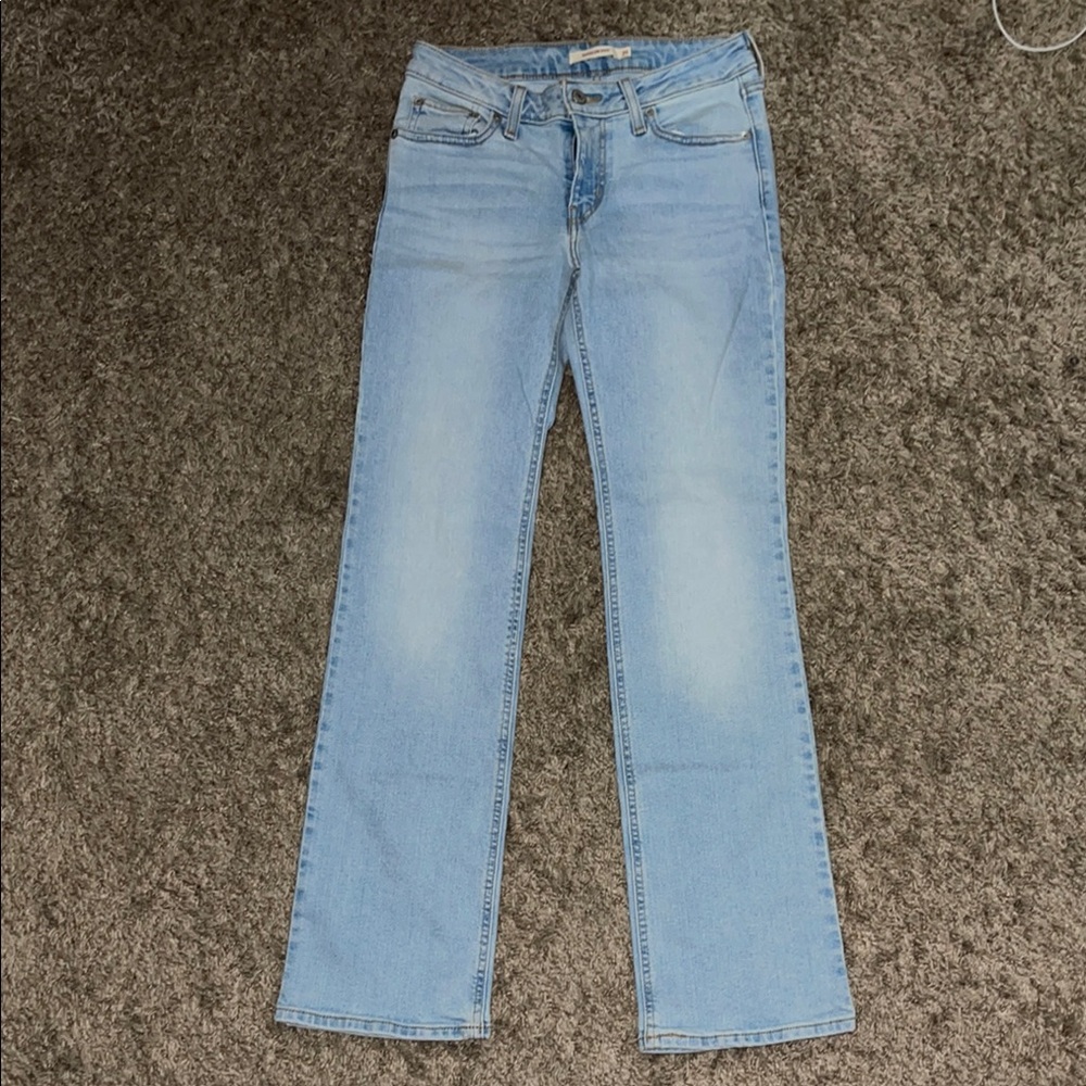 Levi's Blue Straight Leg Jeans Classic Style